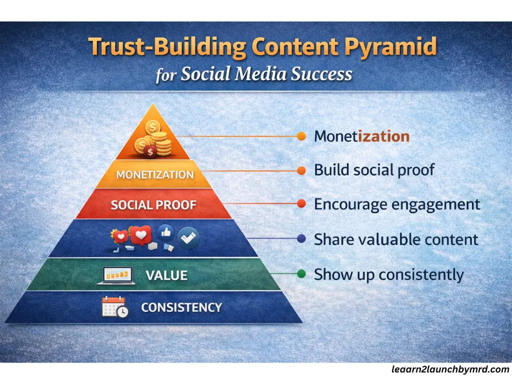 social media marketing for online business - trust building