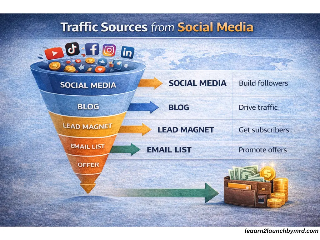 turn social media followers into customers - funnel