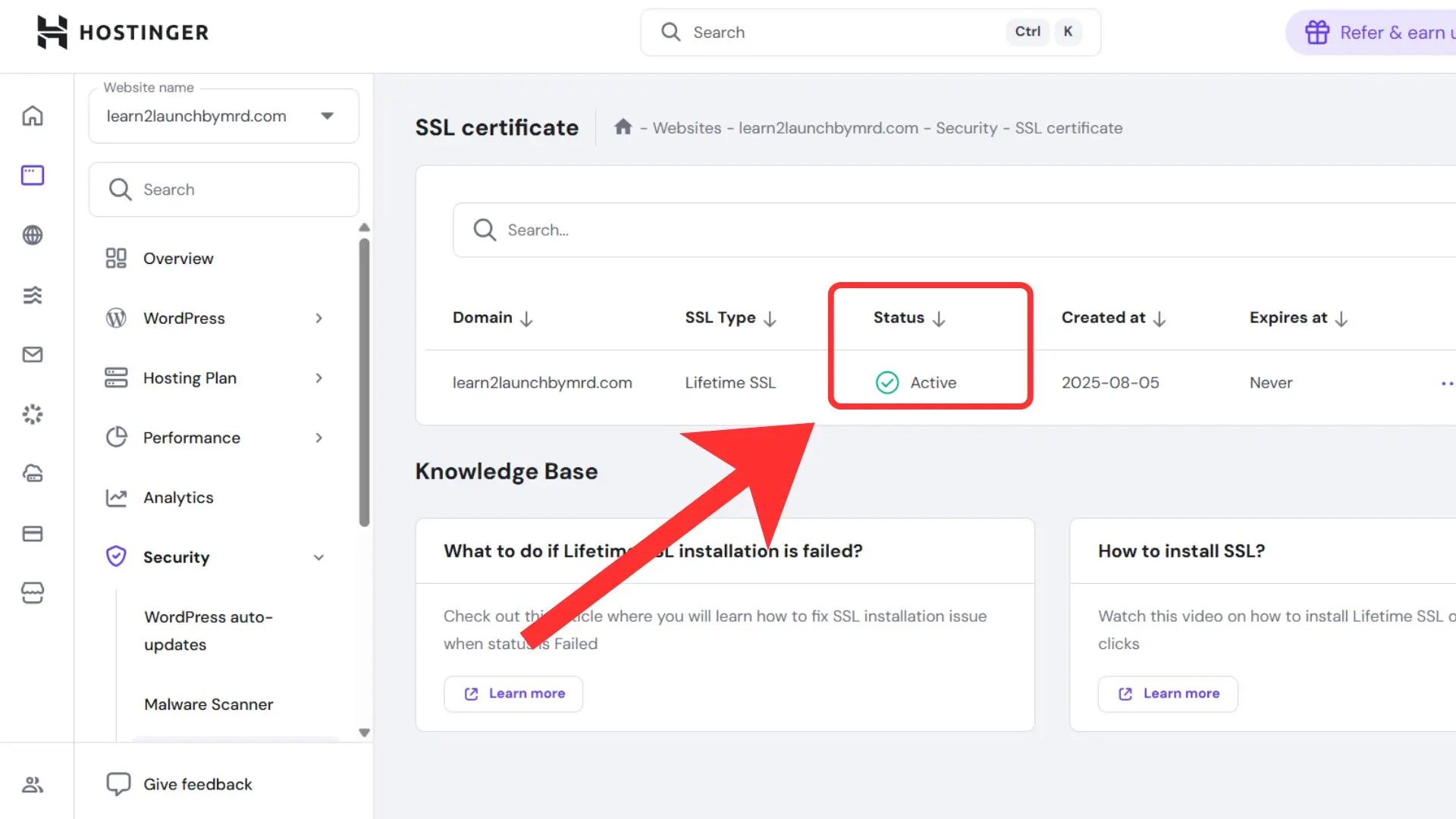 Secure Your Website with an SSL Certificate (HTTPS)
