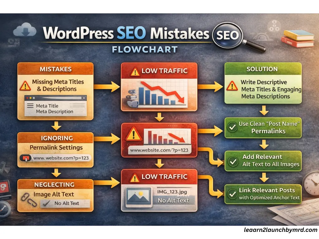 WordPress SEO mistakes beginners make
