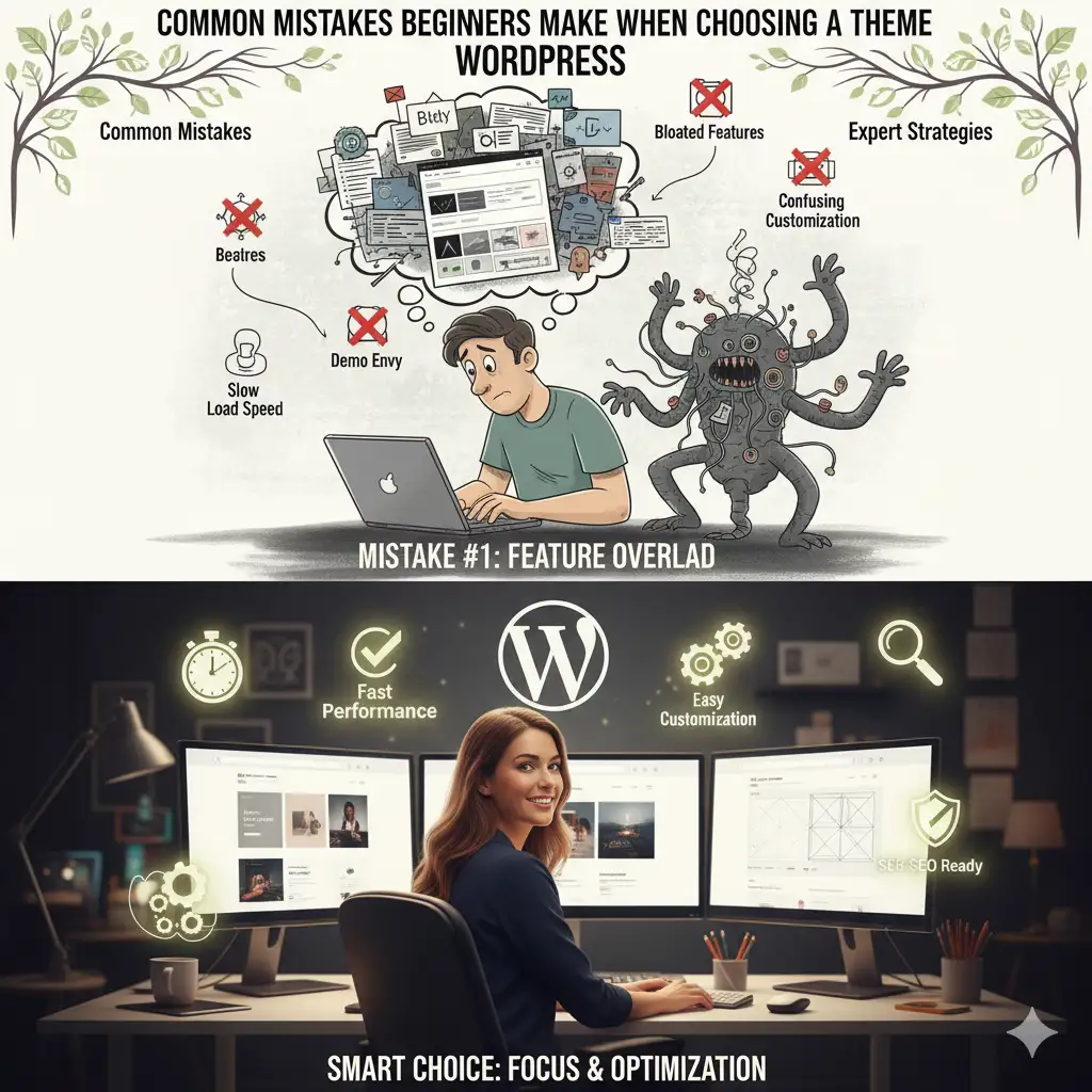 Common Mistakes Beginners Make When Choosing a Theme