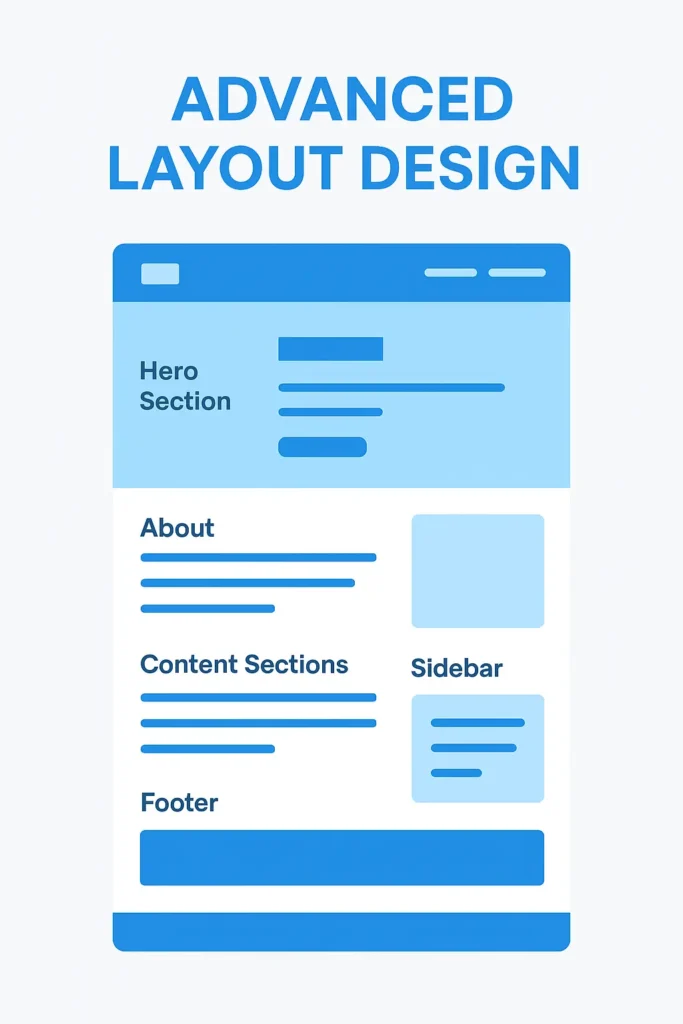 how to design a website layout with WordPress