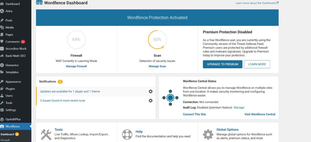 must have WordPress plugins for new blogs - Wordfence