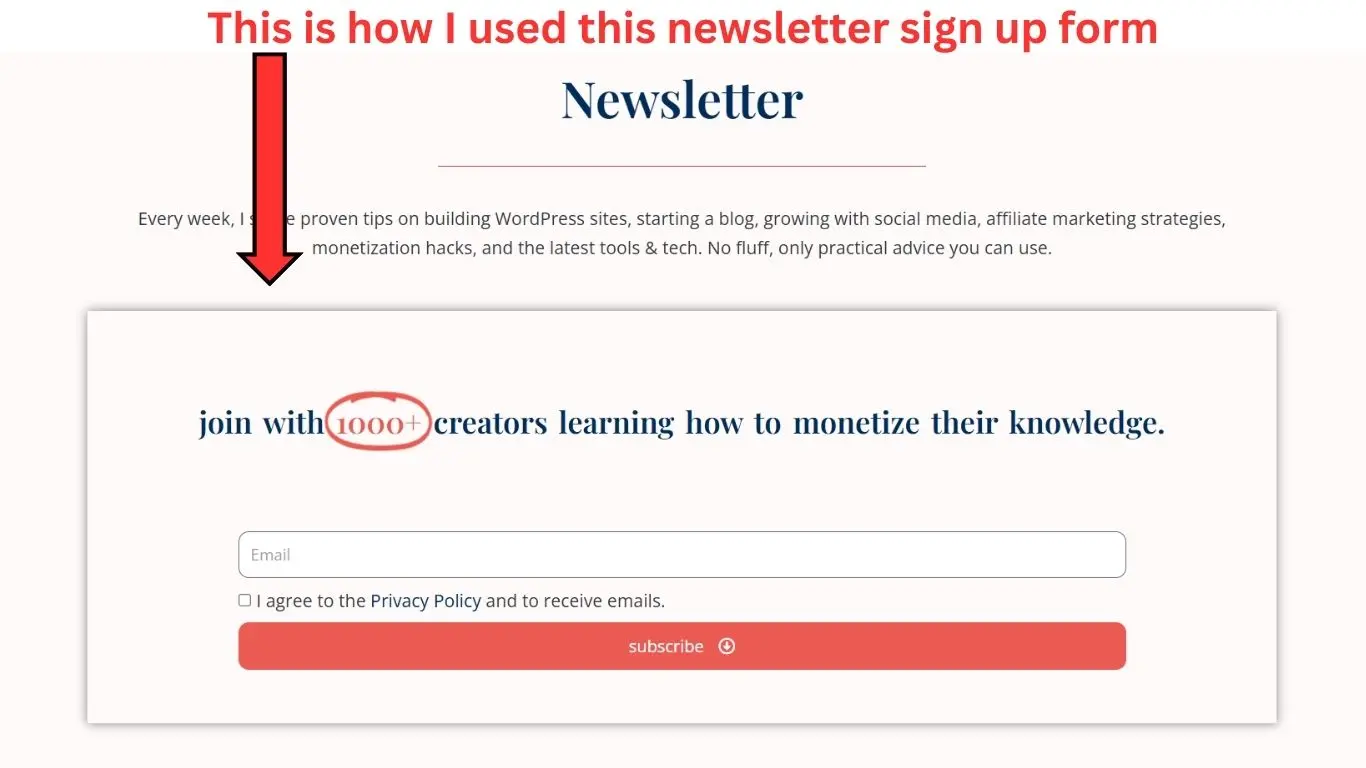 Email list building strategies