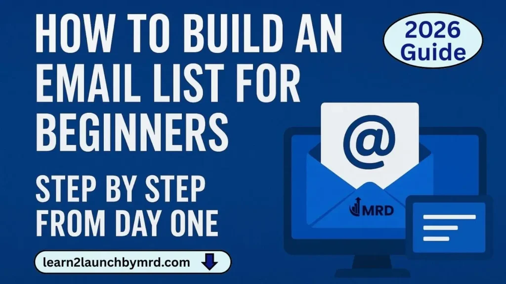 how to build an email list for beginners