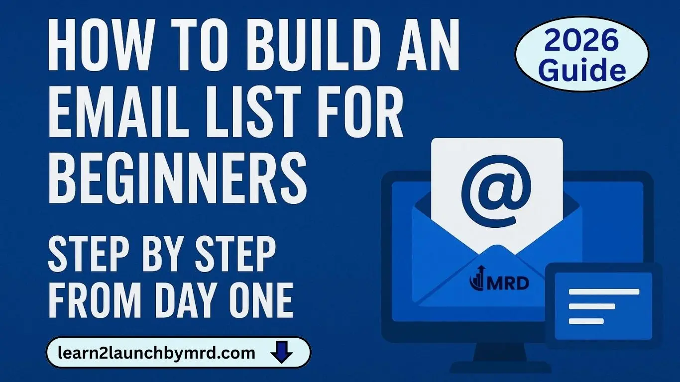 how to build an email list for beginners