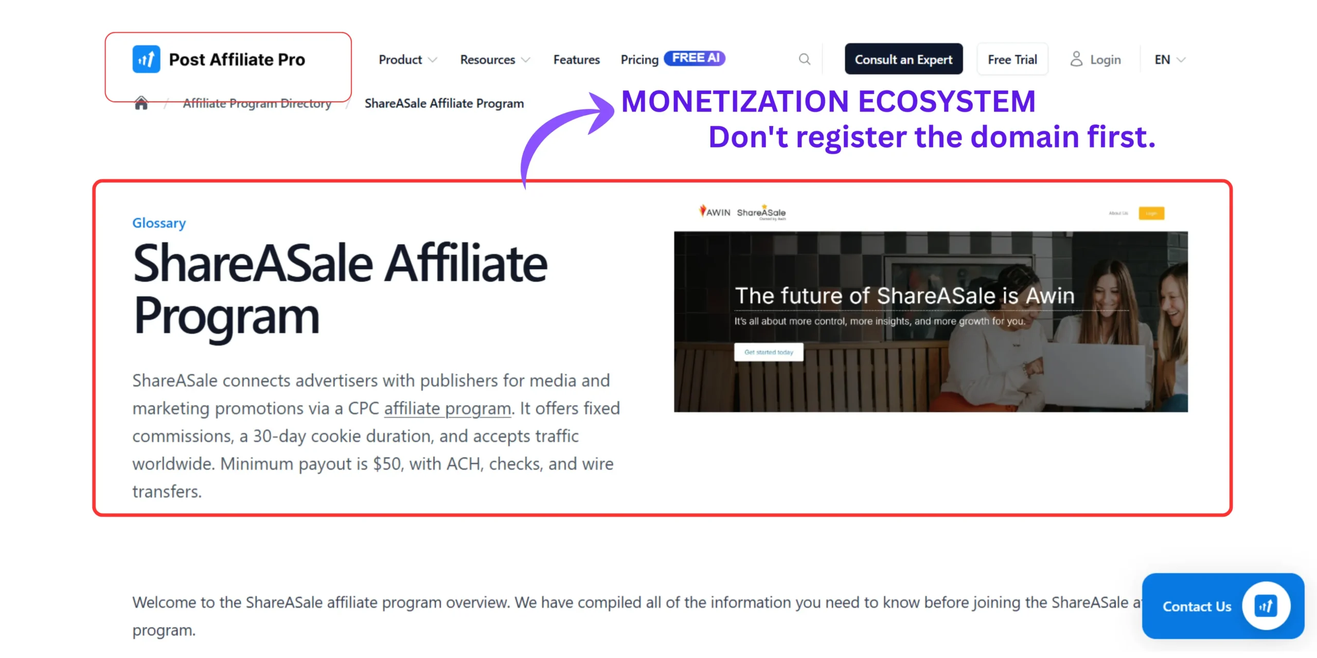 Affiliate programs and monetization opportunities used to validate the profitability of a blog niche