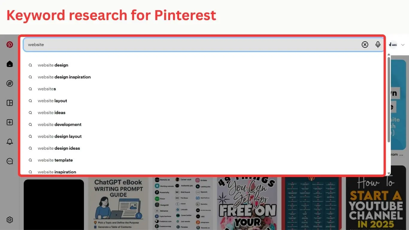 drive traffic from Pinterest - Pinterest keyword research