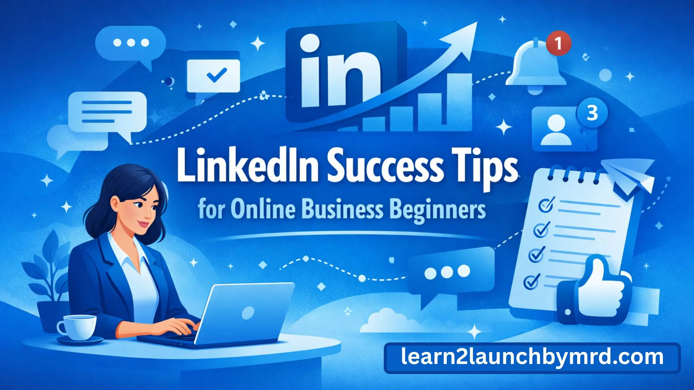 how to post on LinkedIn for online business beginners 01