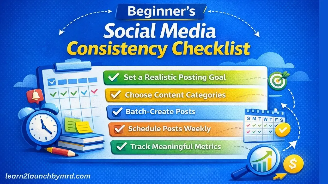 social media consistency for beginners