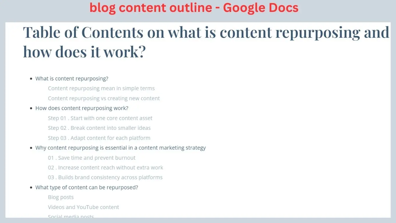 turn blog posts into social media content - break content into smaller ideas