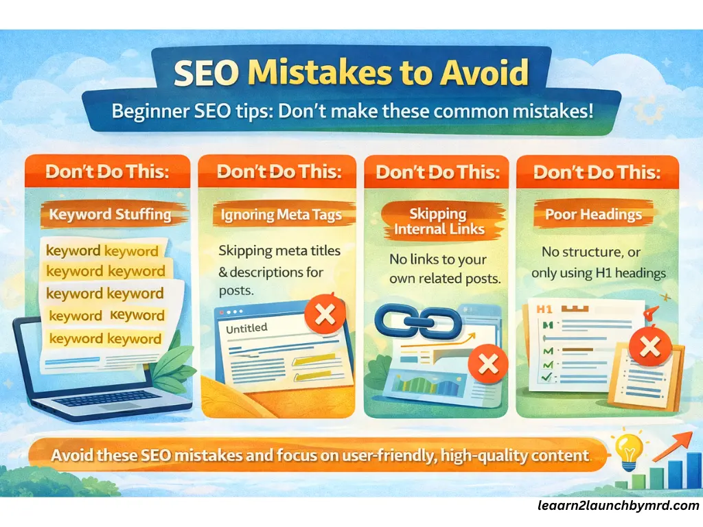 Common SEO mistakes new bloggers make
