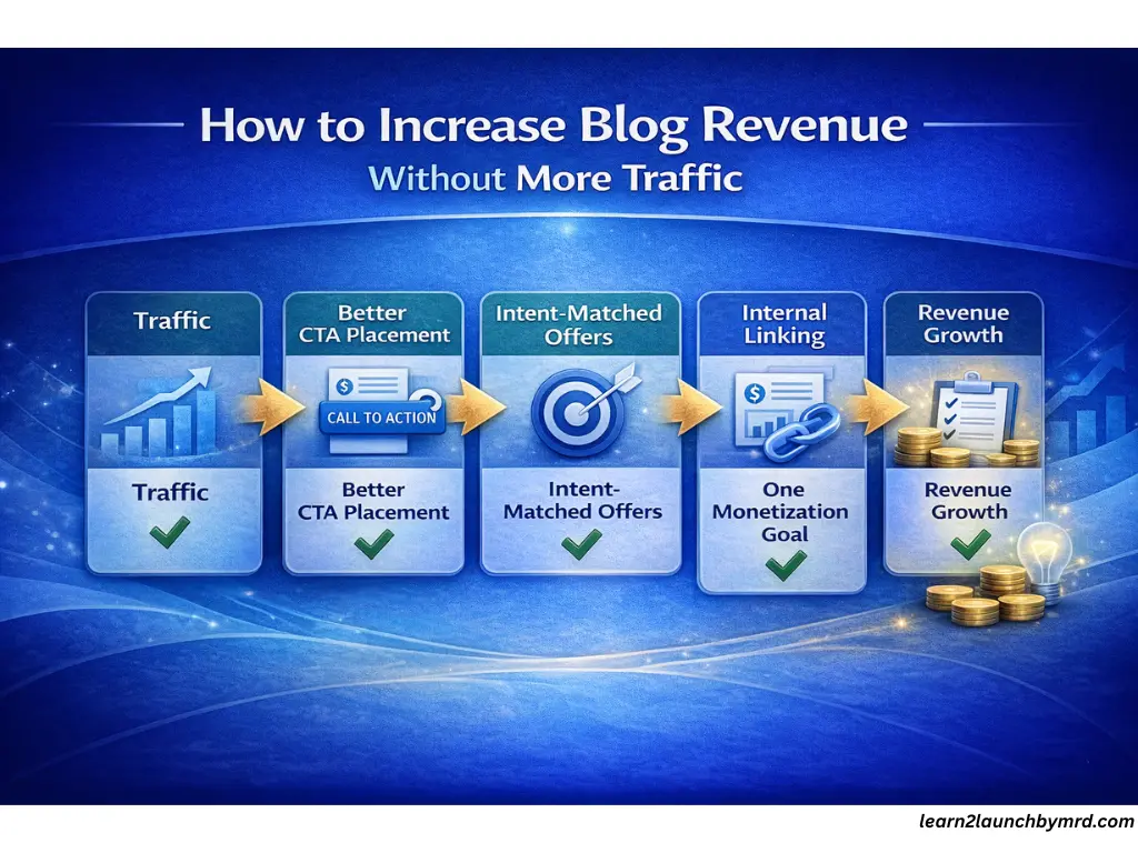 how to increase blog revenue without more traffic