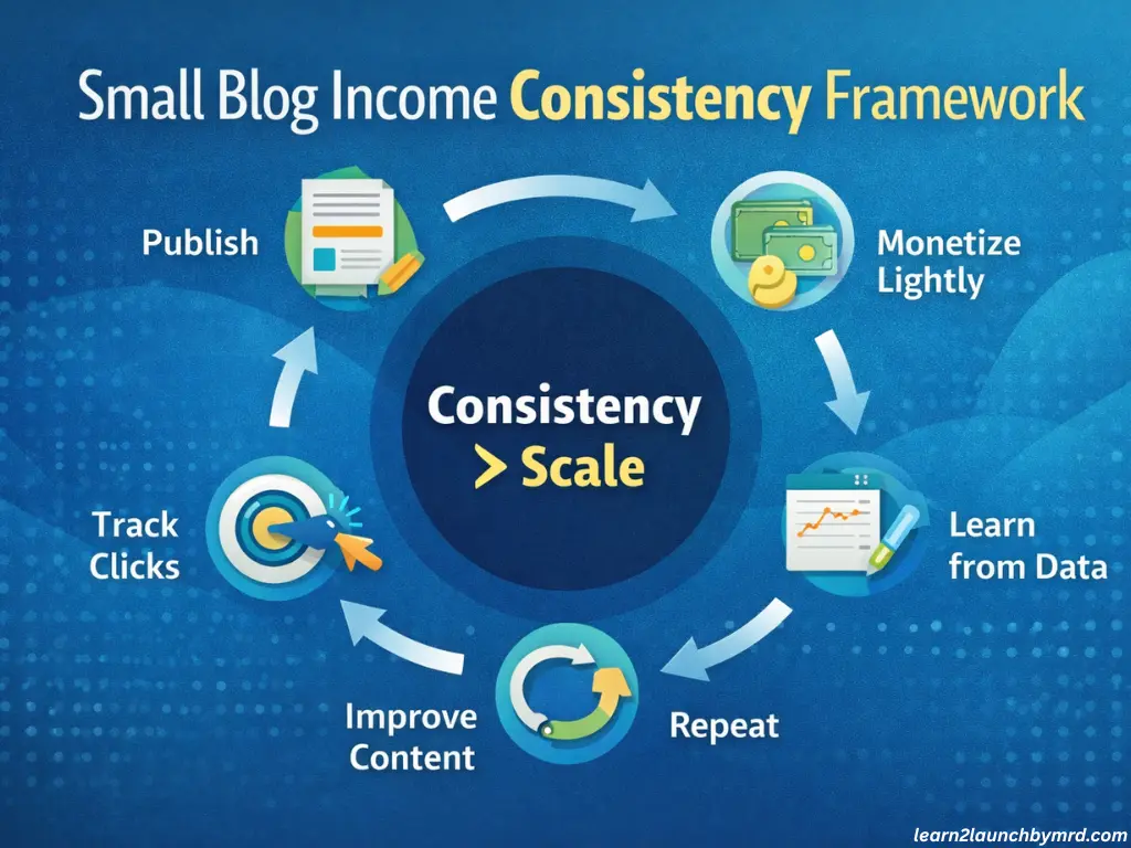 small blog income consistency strategies - Framework