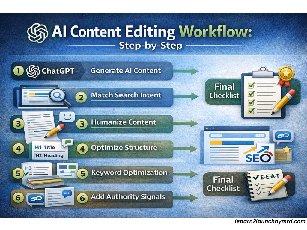 How to edit AI generated content for SEO