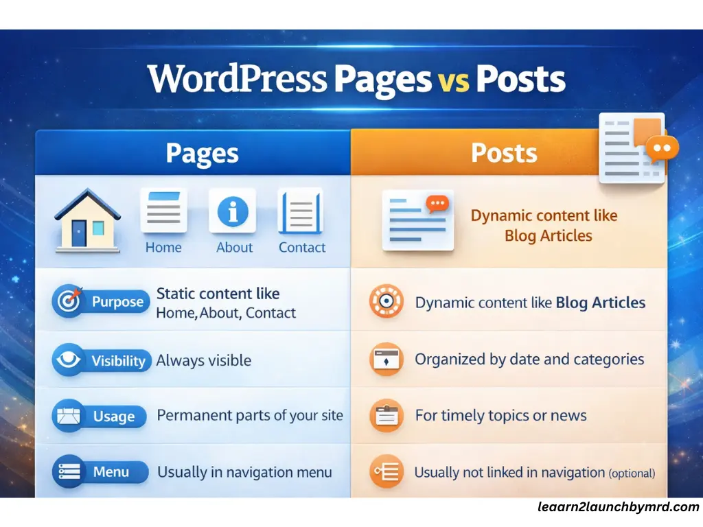how to create pages in WordPress step by step (2)