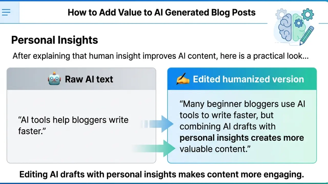 How to improve AI generated blog content