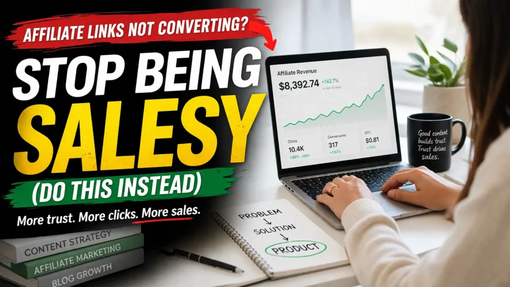 how to promote affiliate products without being salesy -featured image