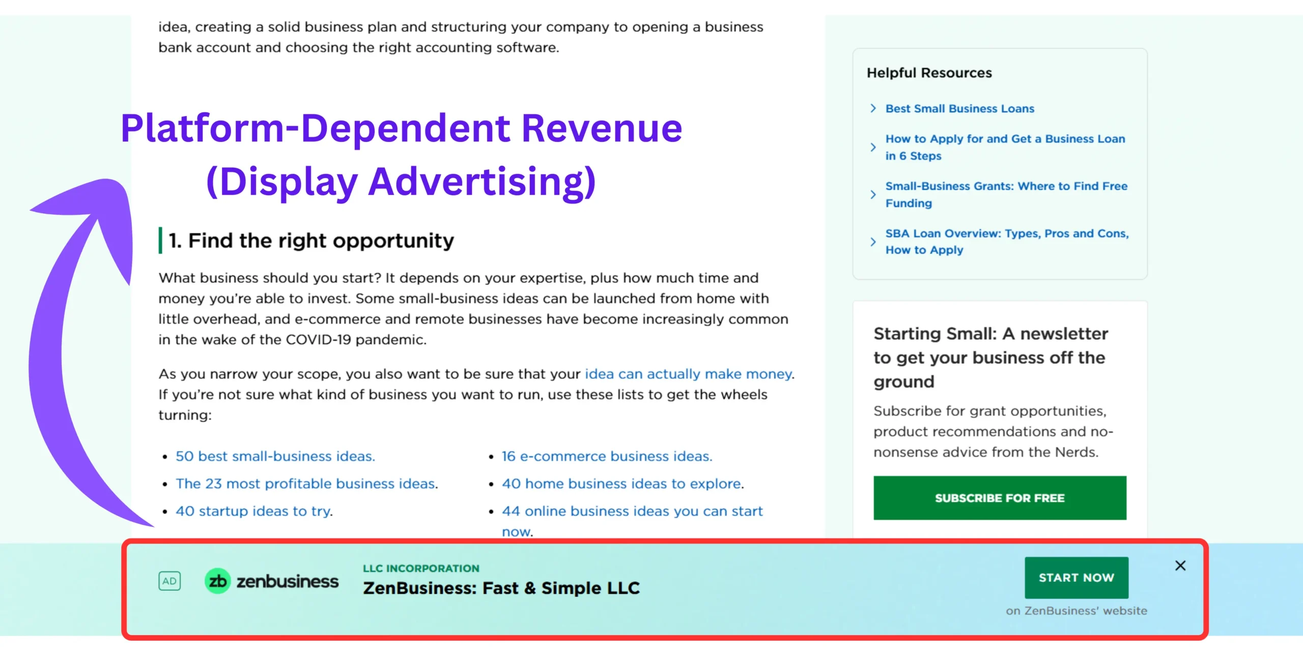 Comparison of popular display advertising platforms including Google AdSense, Ezoic, Mediavine, and Raptive used for blog monetization.