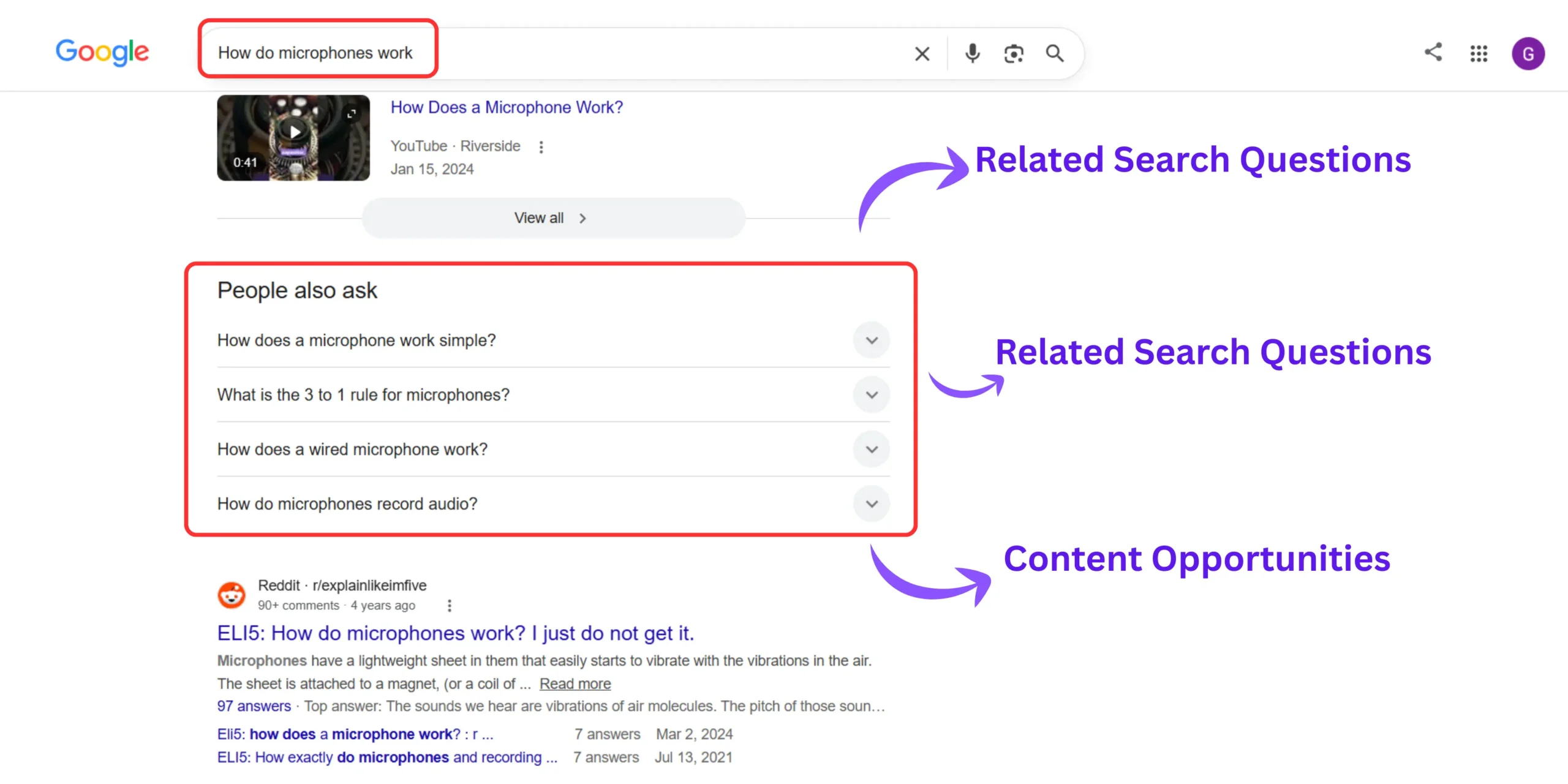 Google People Also Ask section showing related questions that help bloggers improve sub-query coverage for Google AI Overviews.