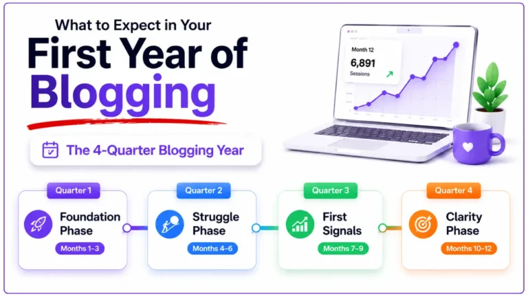 What to expect first year of blogging – The real timeline nobody is honest enough to publish