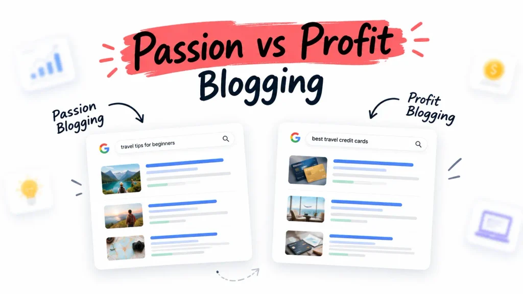 Passion vs profit blogging: how to choose a blog niche you won't get bored of